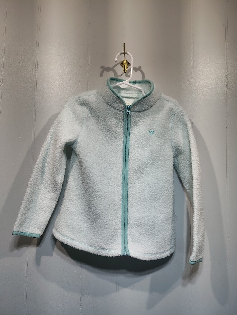 OshKosh B'gosh Full Zip Sherpa Fleece Jacket Size 4T Blue